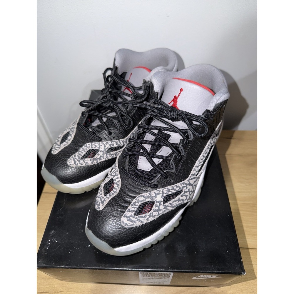 Air Jordan 11 Retro IE Low Black Cement Size 9 Used 919712-006 Released 2020